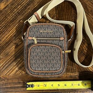 Michael Kors Signature Brown Messenger Bag
